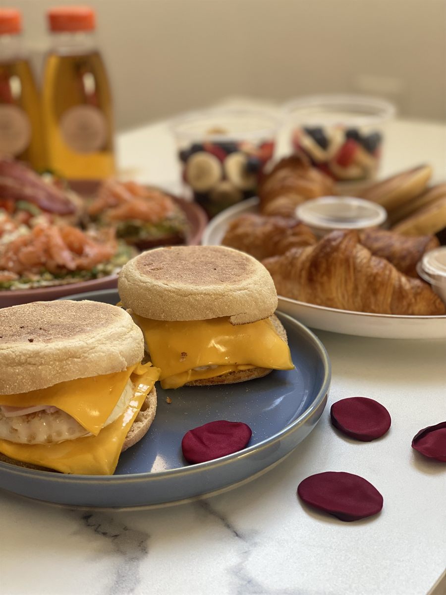 Egg muffins et viennoiseries