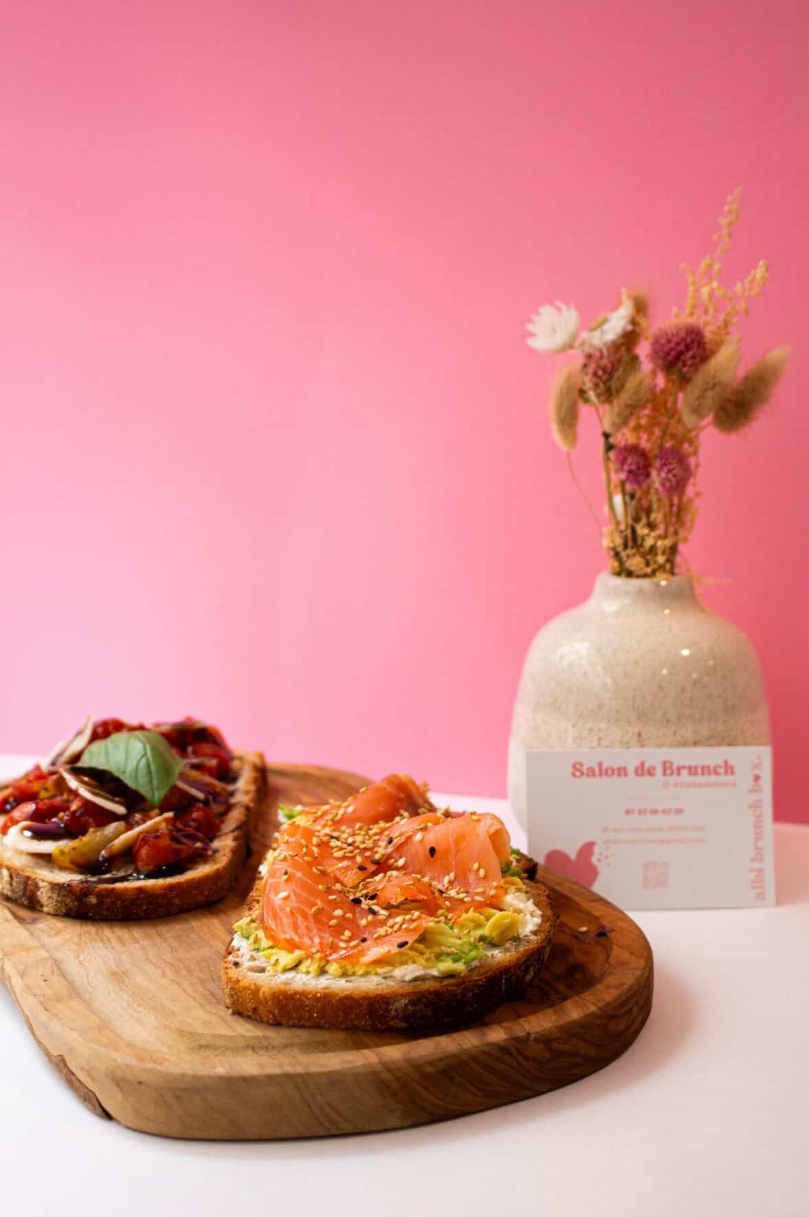 Toasts saumon avocado Albi Brunch Box